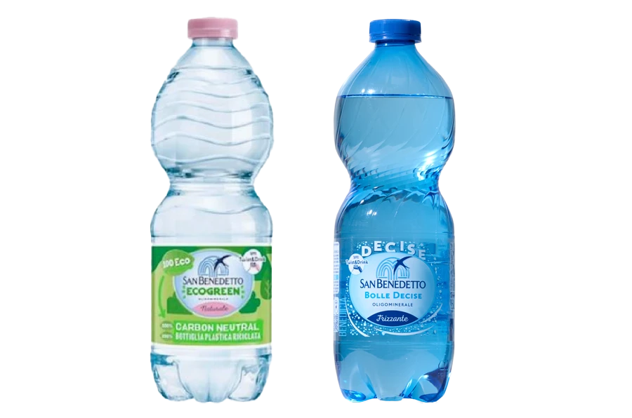 Acqua in bottiglia 0,5 litri